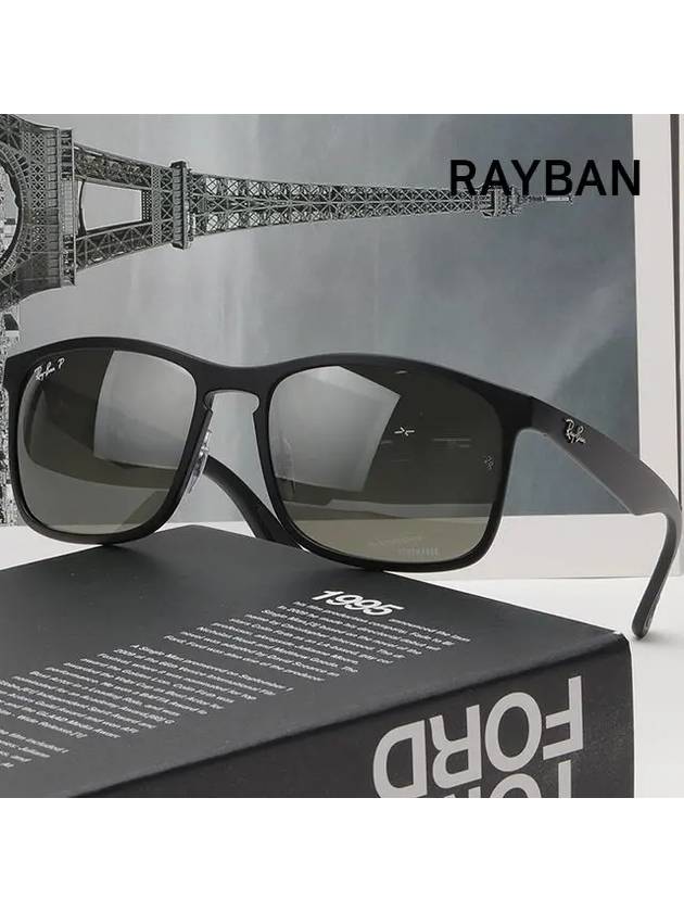 Eyewear Silver Mirror Sunglasses Black - RAY-BAN - BALAAN 3