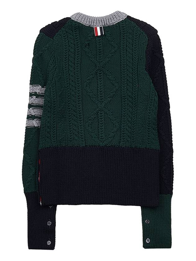 Fun Mix Cable Knit Top - THOM BROWNE - BALAAN 3