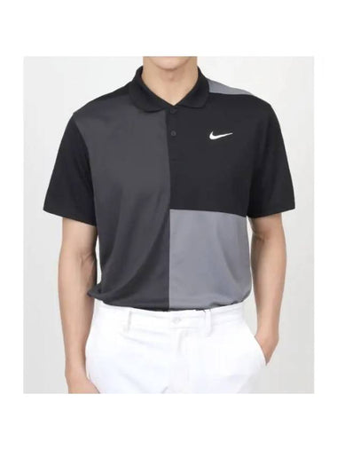 Golf Shoes Men's Golf Dry Fit Victory Block Polo FD5827 010 M NK DF VICTORY POLO BLCKD - NIKE - BALAAN 1