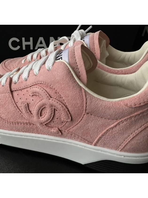 CC Logo Force Sneakers Pink G45079 - CHANEL - BALAAN 3