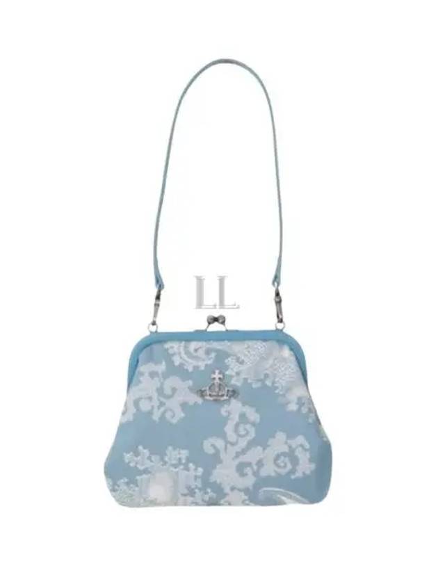 ORB Cotton Shoulder Bag Blue Coral - VIVIENNE WESTWOOD - BALAAN 2