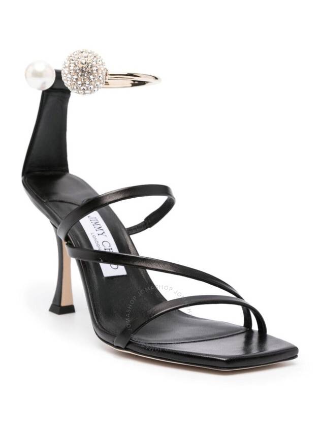 Jimmy Choo Ottilia 90 Crystal and Pearl Strap Sandals Brand Size 36 US Size 6 - JIMMY CHOO - BALAAN 2