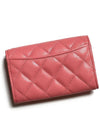 Classic Caviar Card Wallet Coral AP0214 Kleokdok - CHANEL - BALAAN 2