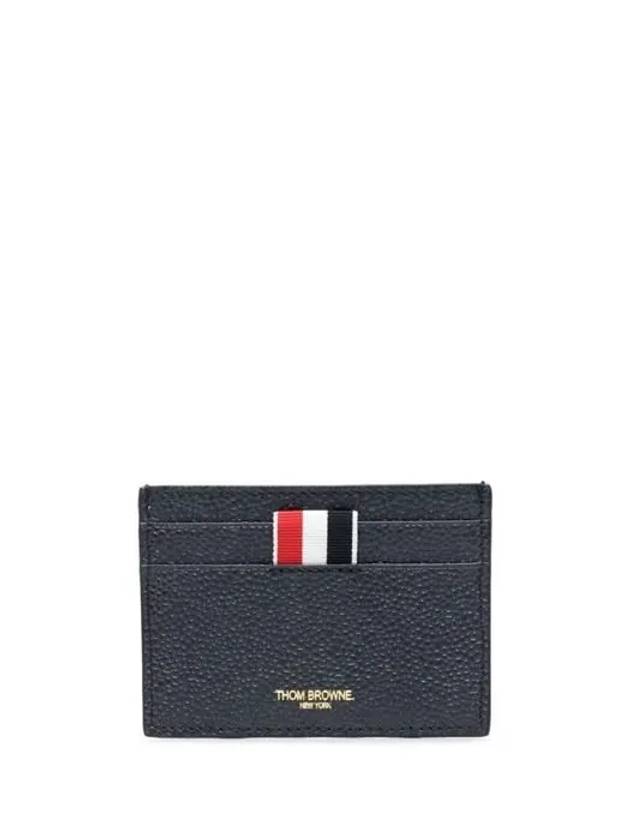 Men's Pebble Diagonal Stripe Card Wallet Navy - THOM BROWNE - BALAAN 2