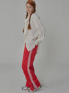 Side Lace Track Pants Red - OPENING SUNSHINE - BALAAN 1