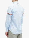 Men's Poplin Grosgrain Armband Classic Long Sleeve Shirt Blue - THOM BROWNE - BALAAN 6