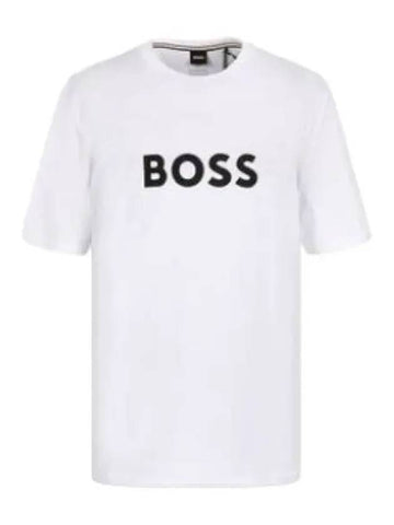 Boss Big Logo Short Sleeve T Shirt Tee - HUGO BOSS - BALAAN 1