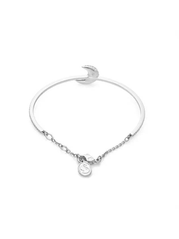 Sublima Moon Crystal Bangle Bracelet Silver - SWAROVSKI - BALAAN 4