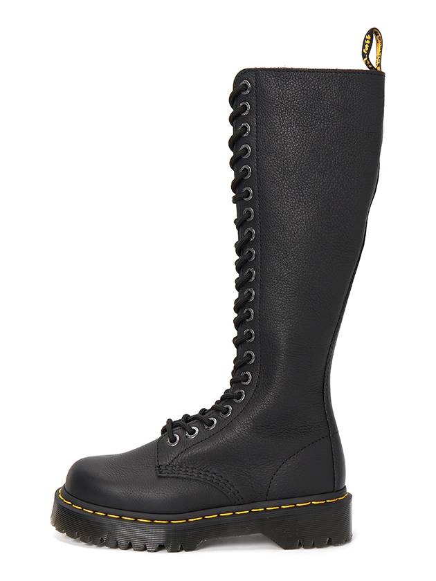 Women's 1B60 Becks Leather Long Boots Black Pisa - DR. MARTENS - BALAAN 4
