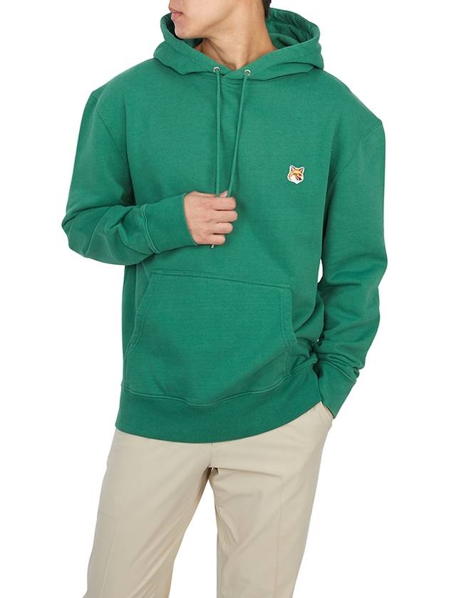 Fox Head Patch Regular Hoodie Pine Green - MAISON KITSUNE - BALAAN 5