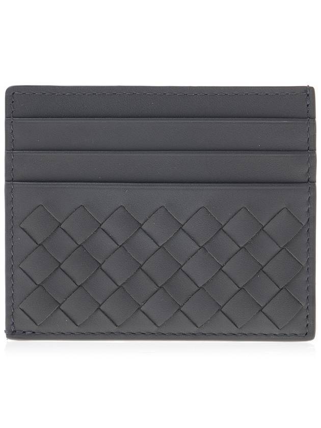 Intrecciato Card Wallet Grey - BOTTEGA VENETA - BALAAN 1