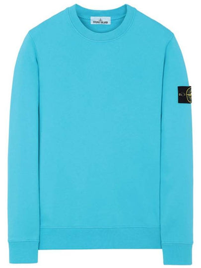 Men's Wappen Patch Sweatshirt Sky Blue - STONE ISLAND - BALAAN 2