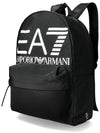 EA7 Logo Print Backpack Black - EMPORIO ARMANI - BALAAN 2