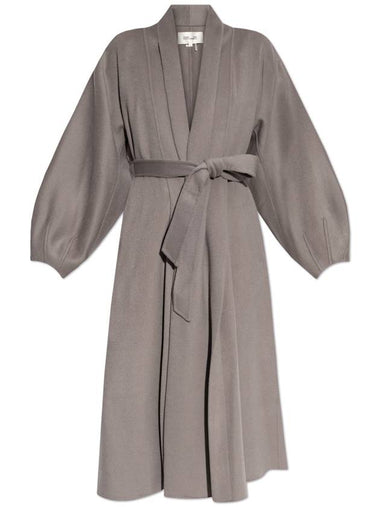 Diane Von Furstenberg Wool Coat, Women's, Grey - DIANE VON FURSTENBERG - BALAAN 1