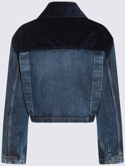 Stella McCartney Blue Cotton Denim Jackets - STELLA MCCARTNEY - BALAAN 2