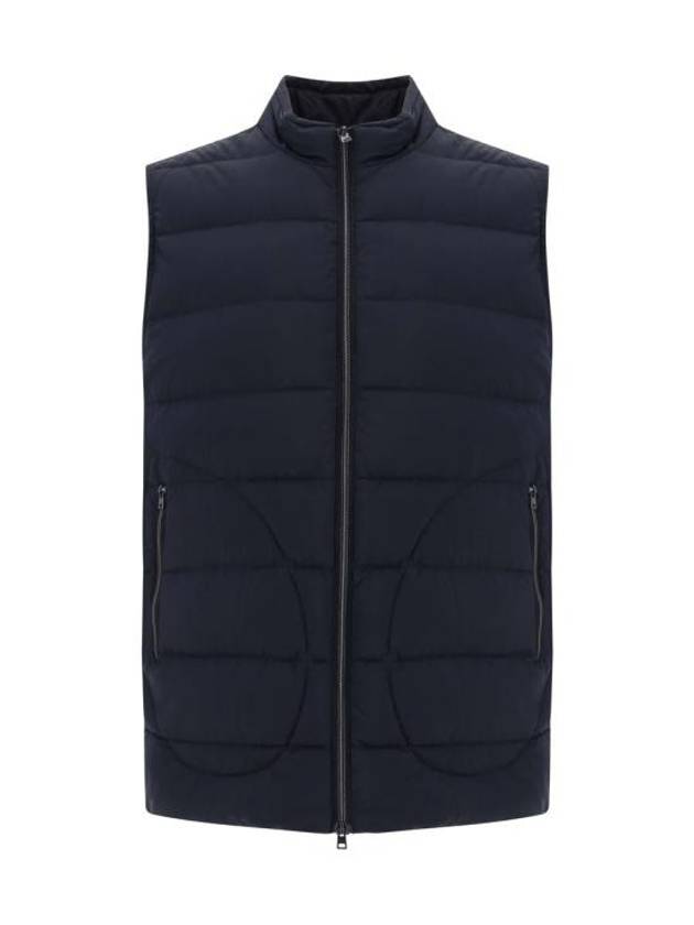 Zip-up Padding Vest Black - HERNO - BALAAN 1