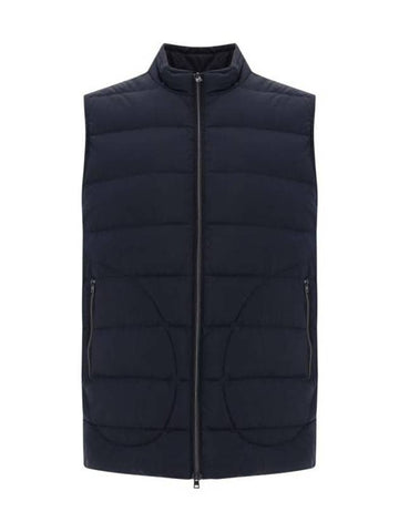 Zip-up Padding Vest Black - HERNO - BALAAN 1