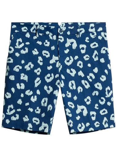 Men s Team Print Shorts Savanna Blue GMPA08935 O498 - J.LINDEBERG - BALAAN 1