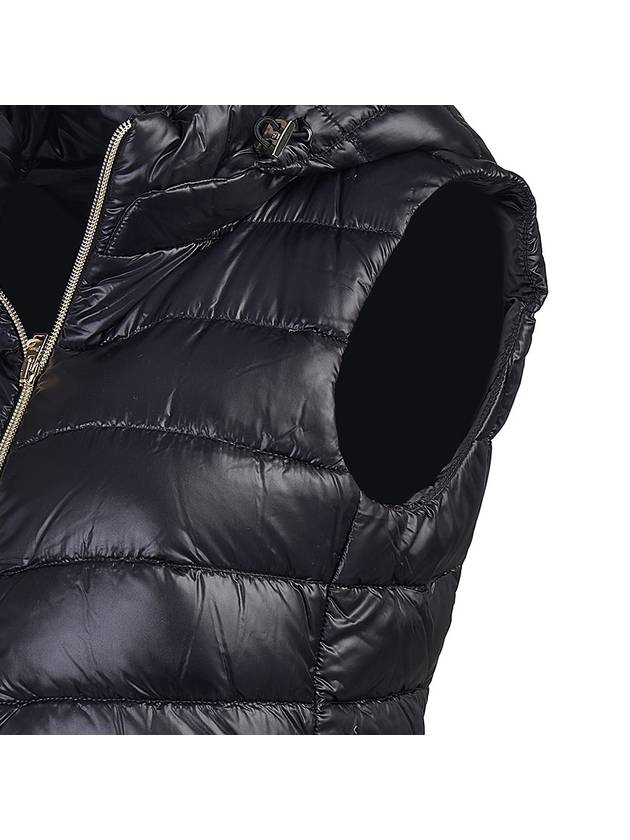 Serena Hooded Padding Vest Black - HERNO - BALAAN 7