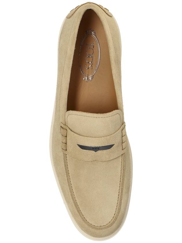 Tod’s Suede Shoes Type Loafers, Men's, Beige - TOD'S - BALAAN 6