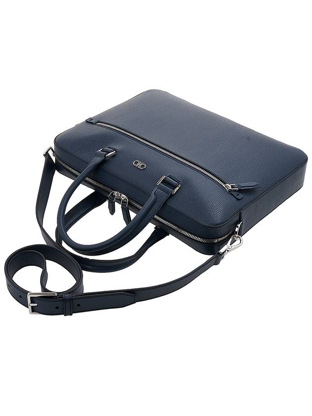 Gancini Briefcase 24 0986 MEZZANOTTE 0757912 - SALVATORE FERRAGAMO - BALAAN 4