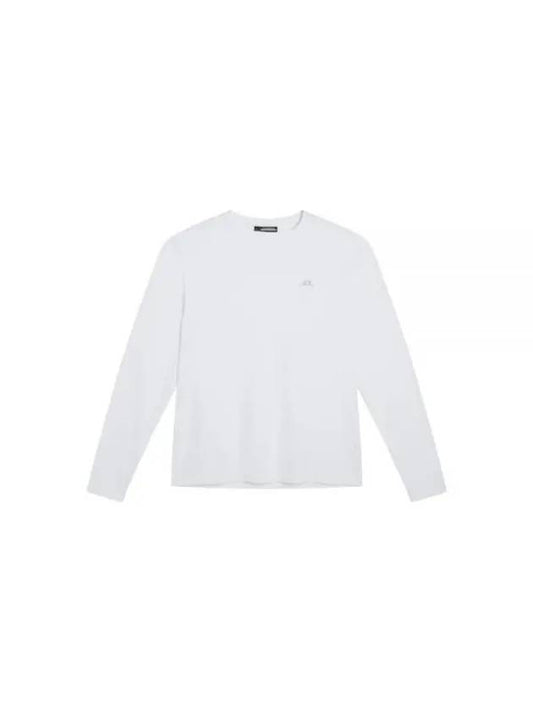 Ade Logo Long Sleeve T-Shirt White - J.LINDEBERG - BALAAN 1