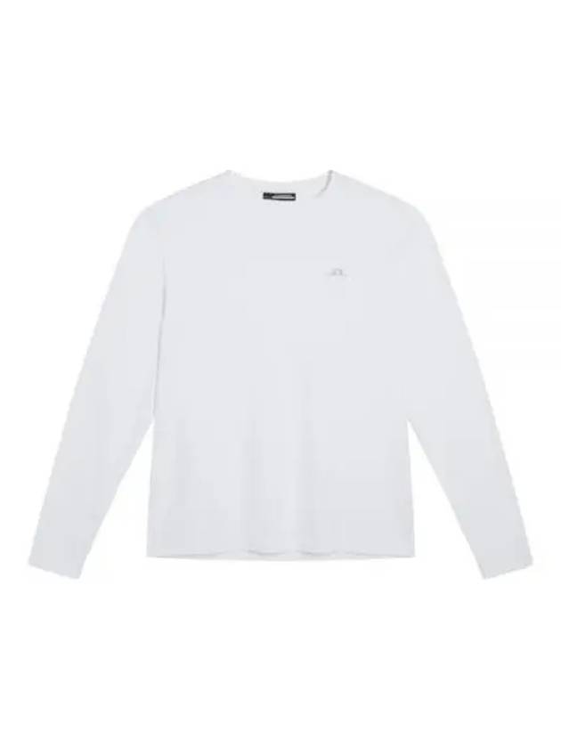 Ade Logo Long Sleeve T-Shirt White - J.LINDEBERG - BALAAN 2