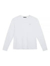 Ade Logo Long Sleeve T-Shirt White - J.LINDEBERG - BALAAN 2