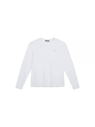 Ade Logo Long Sleeve T-Shirt White - J.LINDEBERG - BALAAN 1