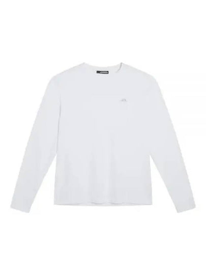 Ade Logo Long Sleeve T-Shirt White - J.LINDEBERG - BALAAN 2