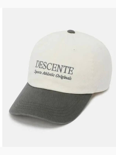 Sports Basic Worthing Ball Cap Ivory SP323UCP72 - DESCENTE - BALAAN 1