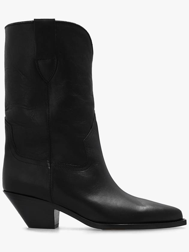 Isabel Marant ‘Dahope’ Leather Cowboy Boots, Women's, Black - ISABEL MARANT - BALAAN 1