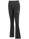 Women's Essential Rib Flare Skinny Pants Black - ADIDAS - BALAAN 3
