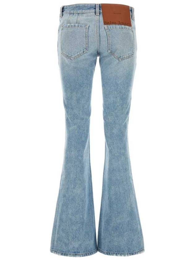 Low Waist Bootcut Denim Jeans PWYB031F23DEN001 4060 B0010755591 - PALM ANGELS - BALAAN 3