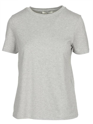 Women's Angri Back Logo Short Sleeve T-Shirt Grey - S MAX MARA - BALAAN 1