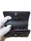 Kktok card wallet caviar black gold AP4254 - CHANEL - BALAAN 7