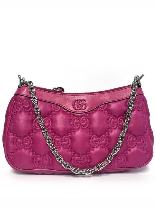 GG Matelasse Women's Chain Shoulder Bag Pink - GUCCI - BALAAN 2