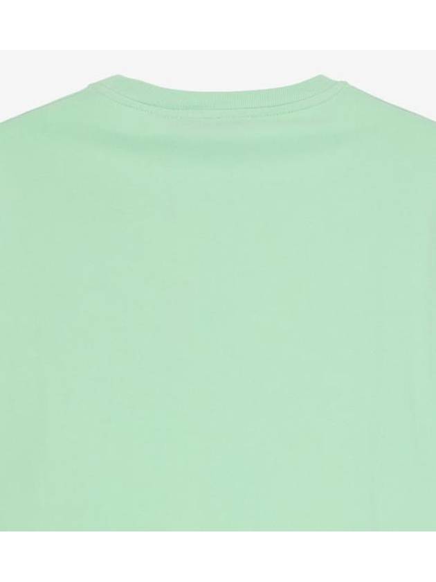 Mini Handwriting Logo Cotton Short Sleeve T-Shirt Mist Green - MAISON KITSUNE - BALAAN 5