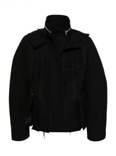 Sacai layered detail cotton nylon jacket 270492 - SACAI - BALAAN 1