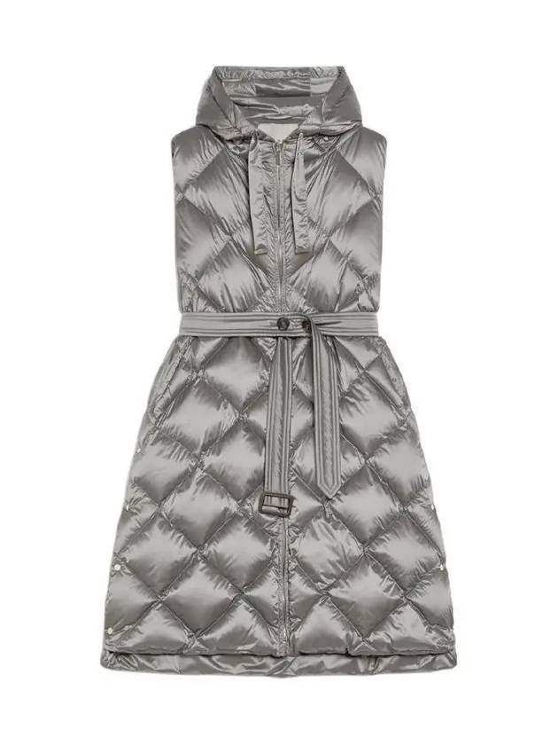 Tregil Water-Repellent Canvas Padded Belt Vest Charcoal - MAX MARA - BALAAN 2