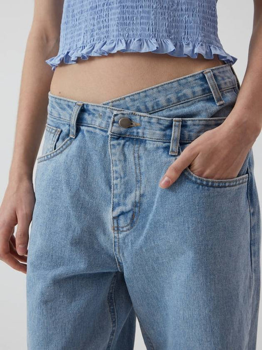 layered denim pants - REAL ME ANOTHER ME - BALAAN 2