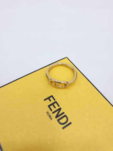 Orak Soft Gold Ring L - FENDI - BALAAN 1