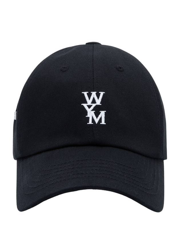 Logo Embroidered Ball Cap Black - WOOYOUNGMI - BALAAN 2