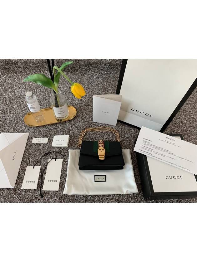 18 Chain Gold Mini Sylvie Bag - GUCCI - BALAAN 6