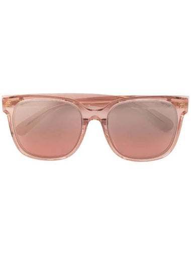 Eyewear Square  Frame Sunglasses Pink - MONCLER - BALAAN 1