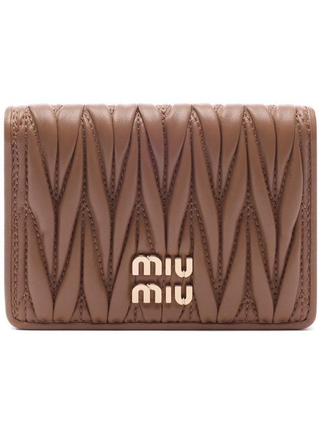 Women s Matelasse Card Wallet 5MC103 2FPP F098L 24F - MIU MIU - BALAAN 1