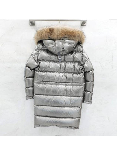 Lux You 1 Monclair metallic Inuit logo long padded jumper - MONCLER - BALAAN 2