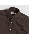 Borrowed Button Down Long Sleeve Shirt Brown - OUR LEGACY - BALAAN 3