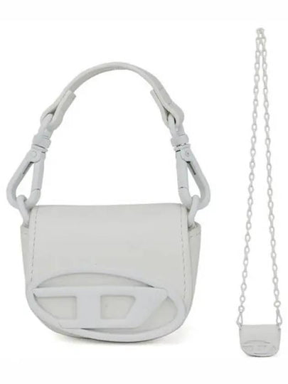 1DR XXS Chain Iconic Micro Cross Bag White - DIESEL - BALAAN 2