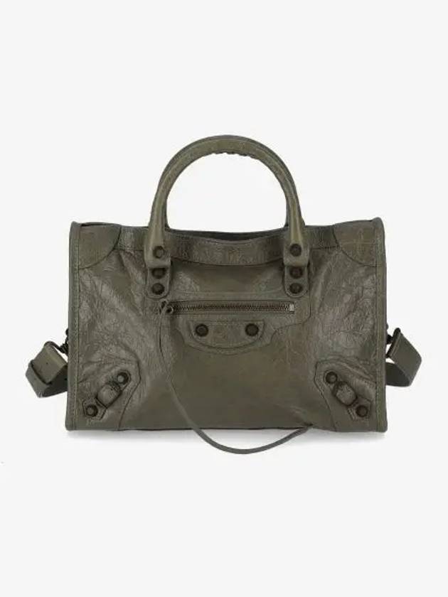 Le City Small Tote Bag Army Green - BALENCIAGA - BALAAN 2